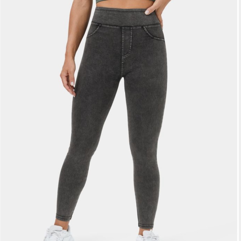 Hamada blank denim leggings